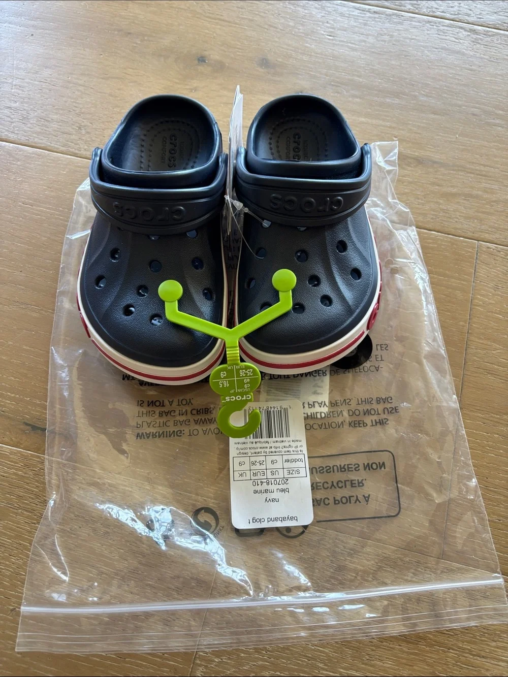 CROCS Bayaband Toddler Kids Slip-On Clogs